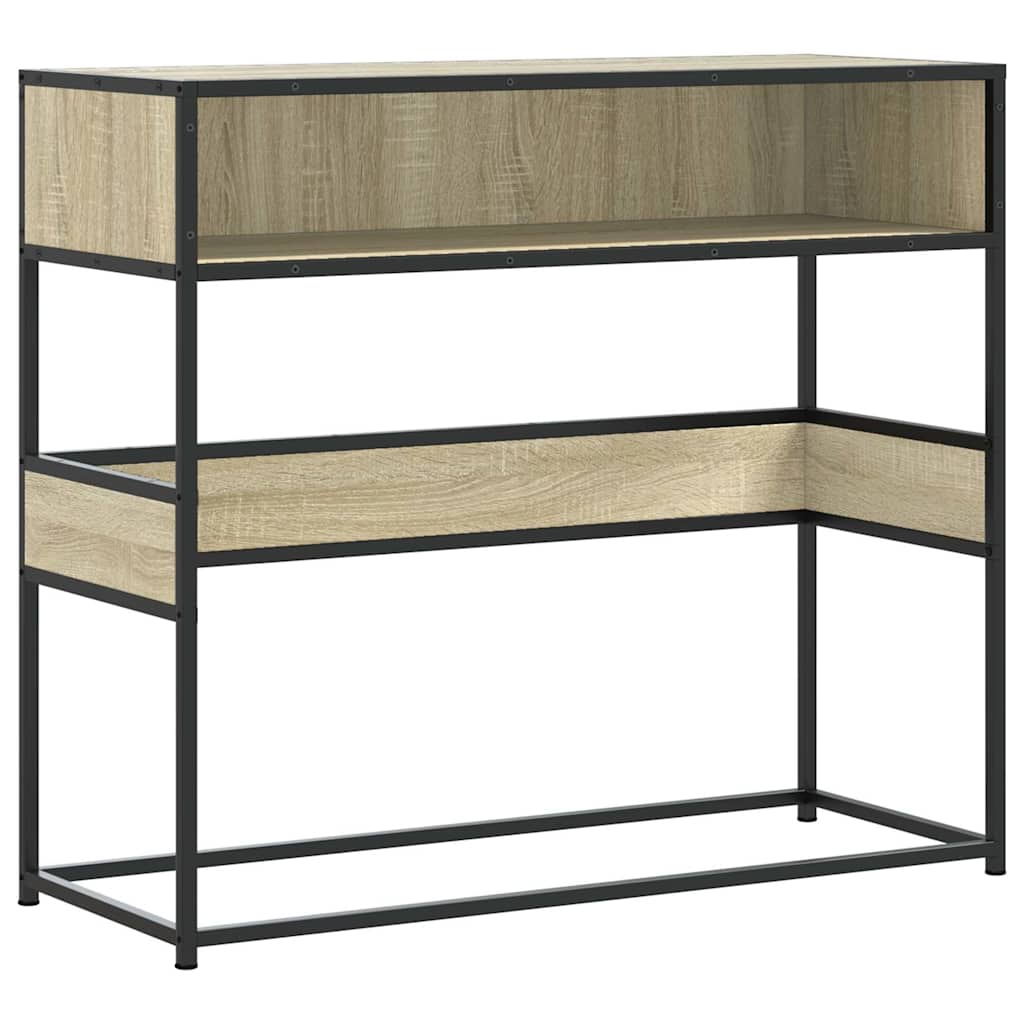 Măsuță consolă, stejar sonoma, 90x35x80 cm, lemn prelucrat GartenMobel Dekor