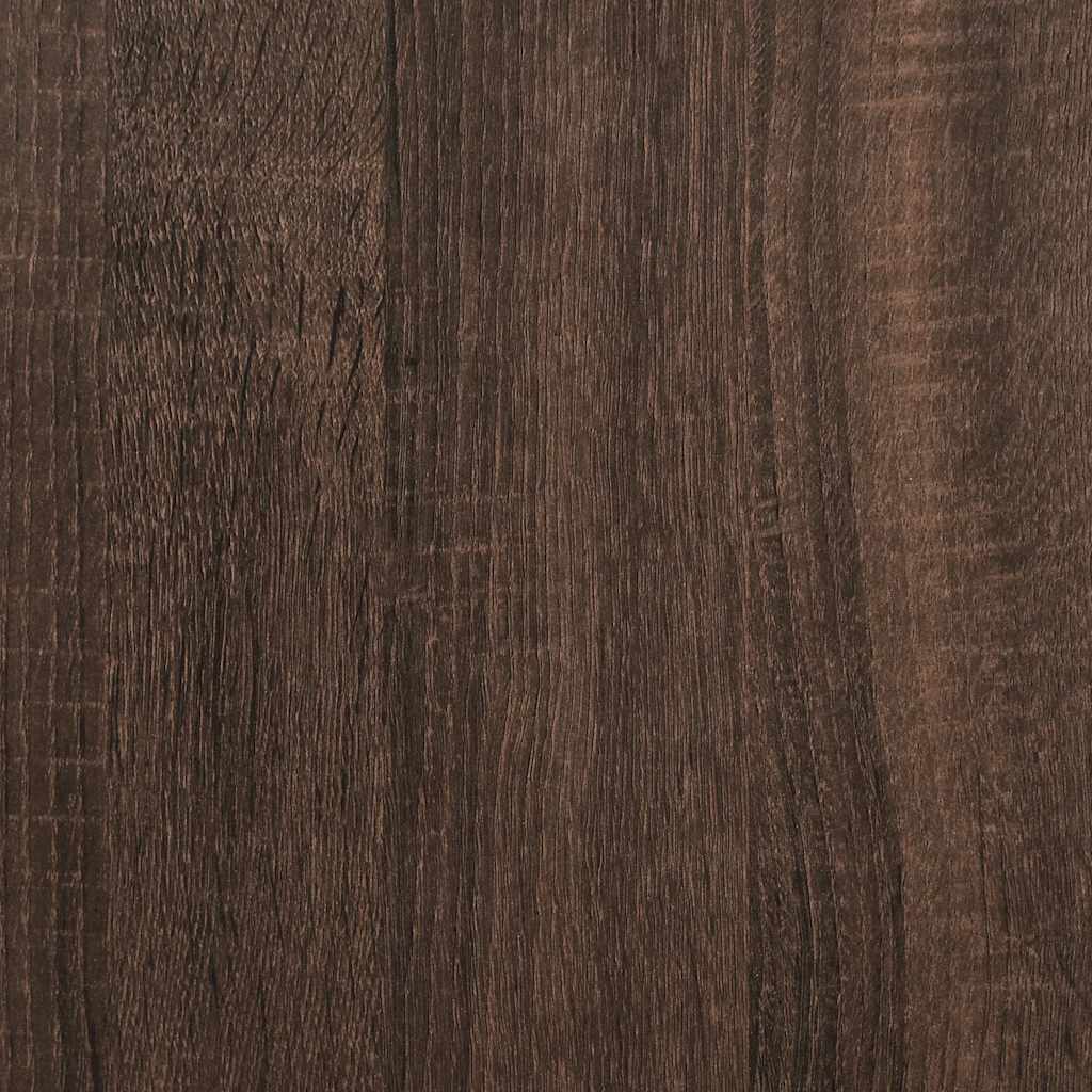 Dulapuru stejar maro 35,5x35x139 cm lemn și metal prelucrat GartenMobel Dekor