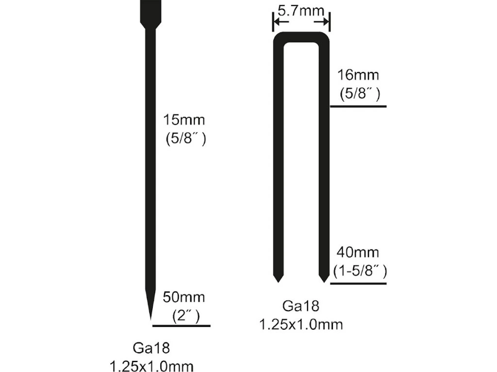 Pistol Pneumatic pentru Cuie sau Capse, 15-50 / 16-40 mm TOTAL