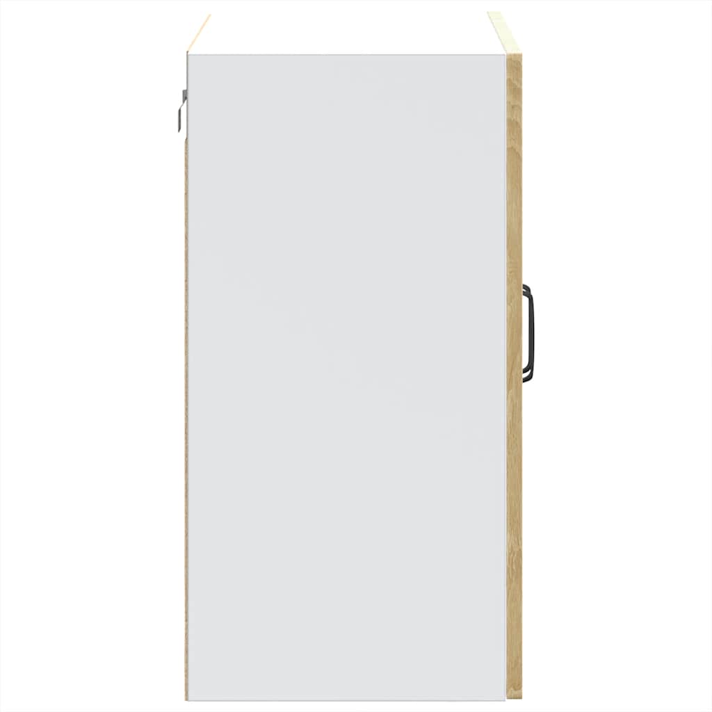 Dulap bucătărie cu ușă sticlă Kalmar lemn de stejar de Sonoma GartenMobel Dekor