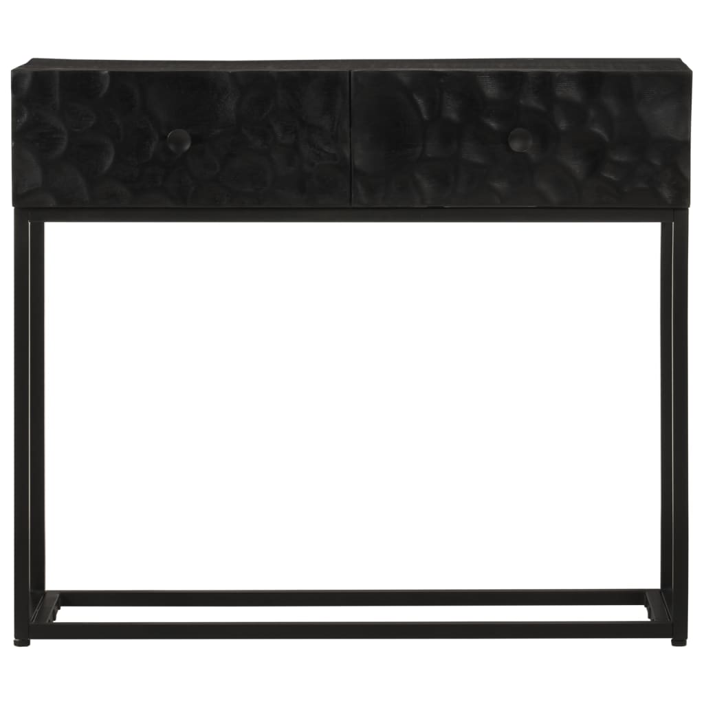 Masă consolă, 90x30x76 cm, lemn masiv de mango și fier GartenMobel Dekor