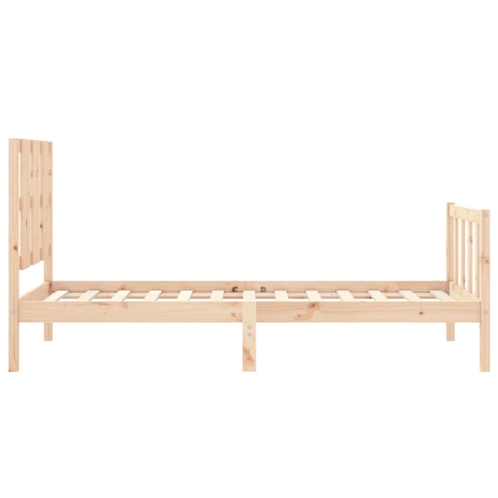 Cadru pat fără saltea, 100x200 cm, lemn masiv pin GartenMobel Dekor