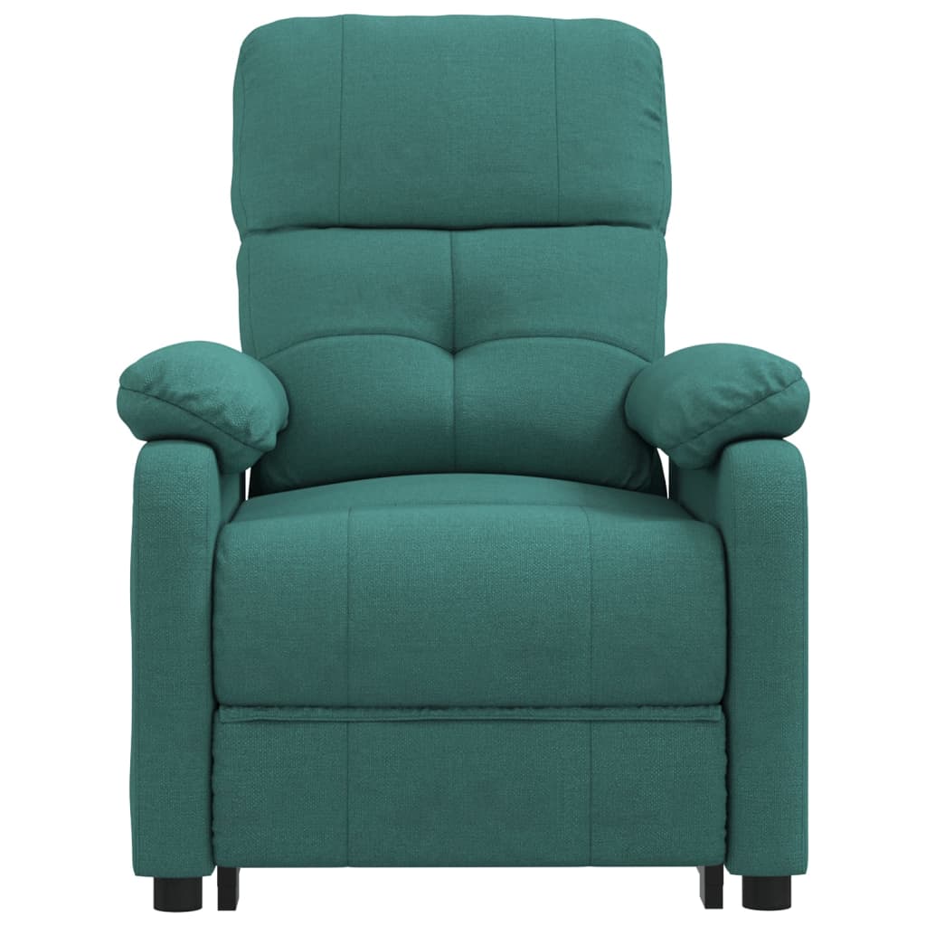 Fotoliu rabatabil electric, verde închis, material textil GartenMobel Dekor