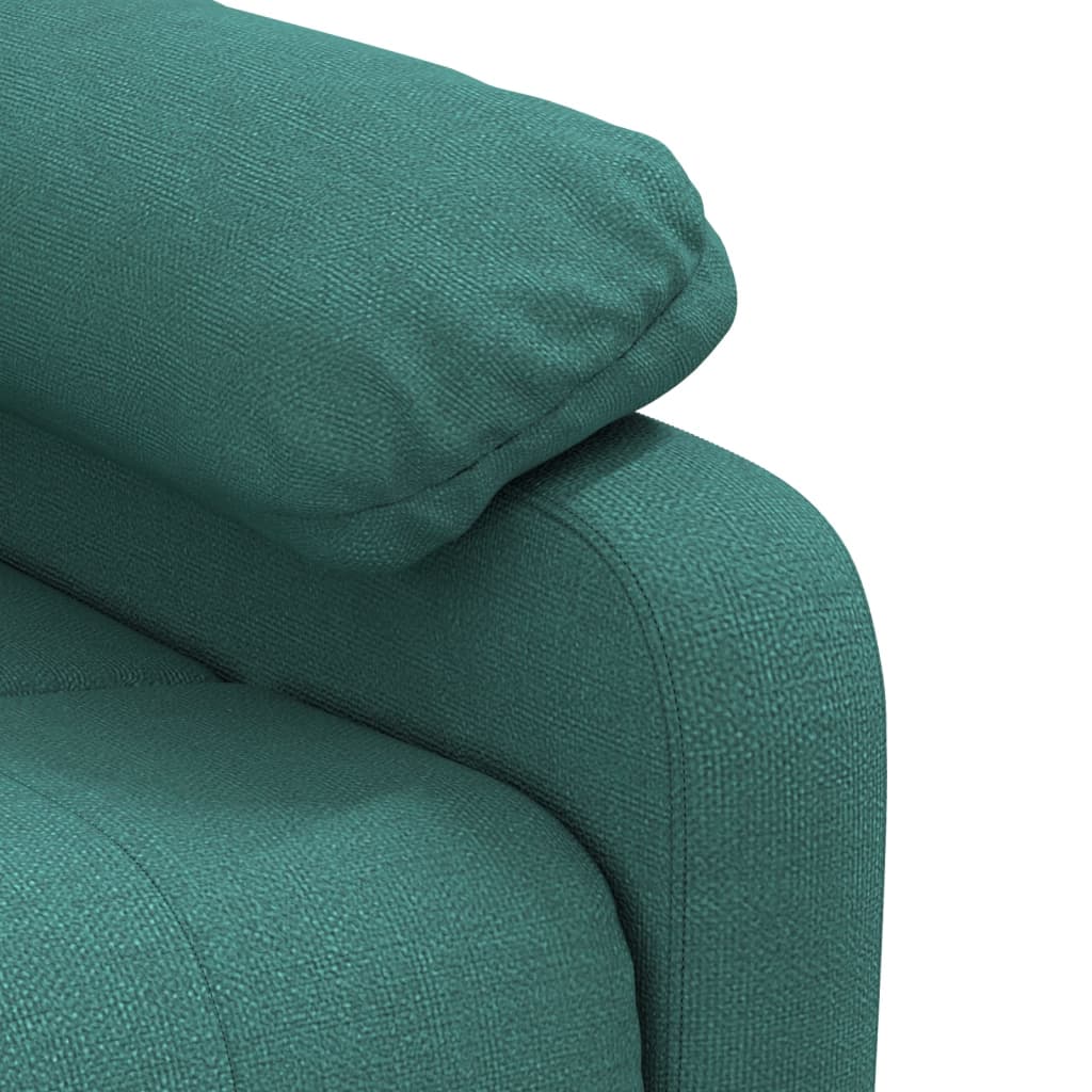 Fotoliu rabatabil electric, verde închis, material textil GartenMobel Dekor
