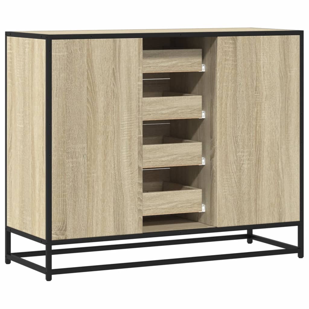 Dulap, stejar sonoma, 92x35x76 cm, lemn prelucrat GartenMobel Dekor