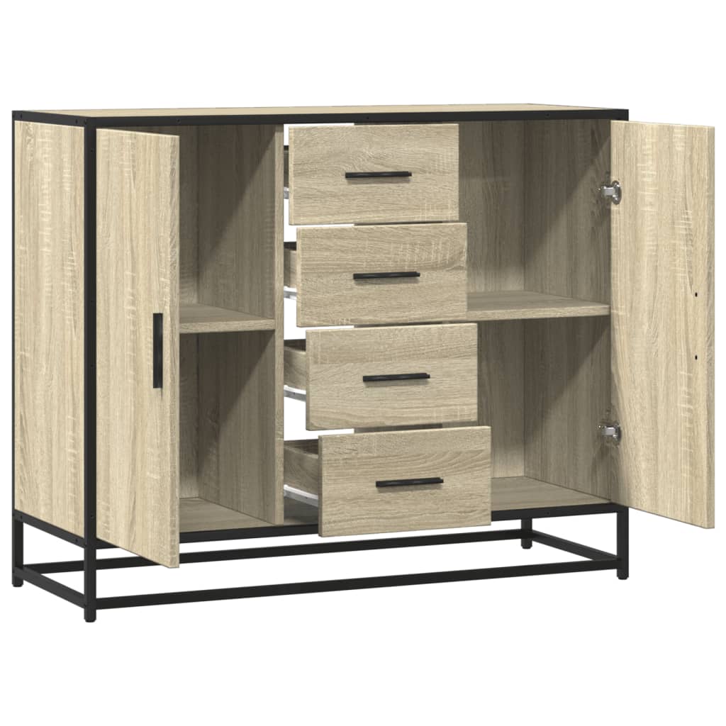 Dulap, stejar sonoma, 92x35x76 cm, lemn prelucrat GartenMobel Dekor