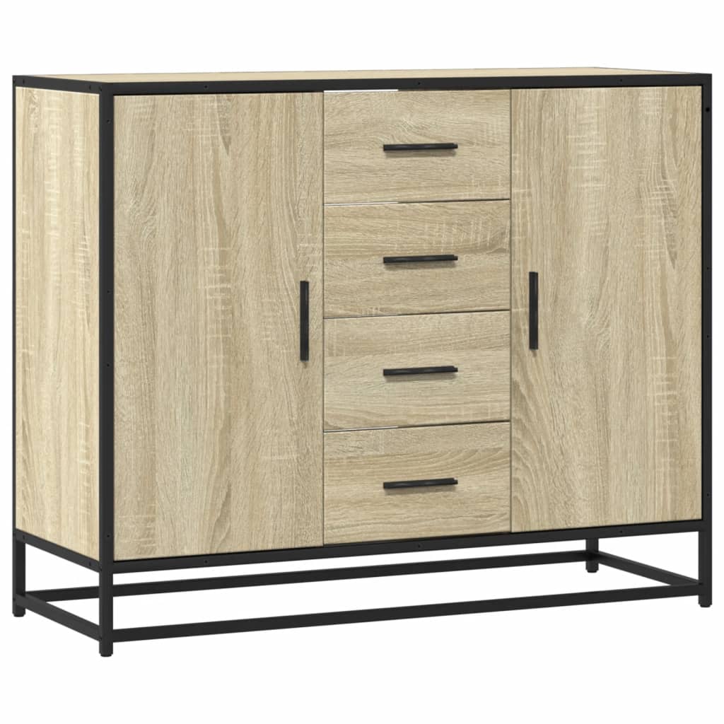 Dulap, stejar sonoma, 92x35x76 cm, lemn prelucrat GartenMobel Dekor