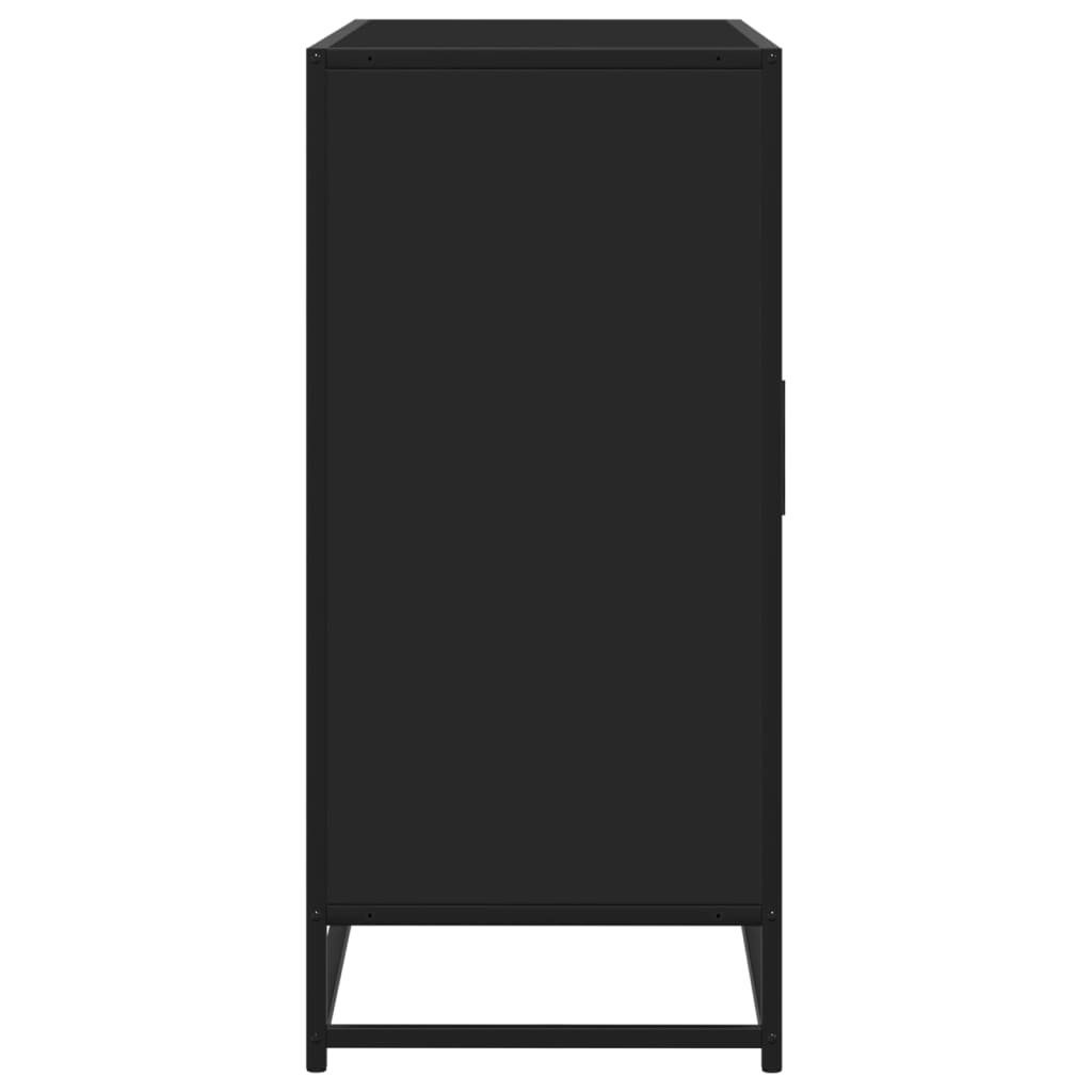 Servantă, negru, 92x35x76 cm, lemn prelucrat GartenMobel Dekor