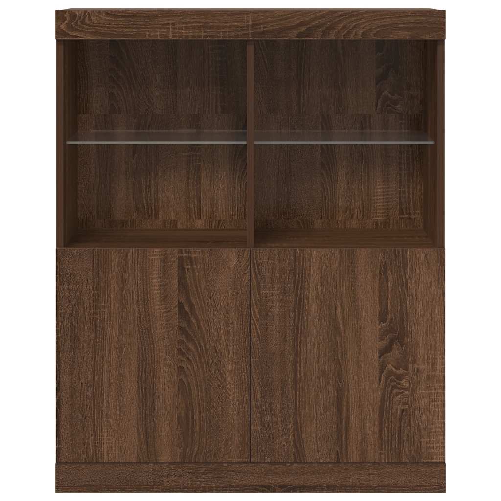 Dulap, stejar maro, 81x37x100 cm, lemn prelucrat GartenMobel Dekor
