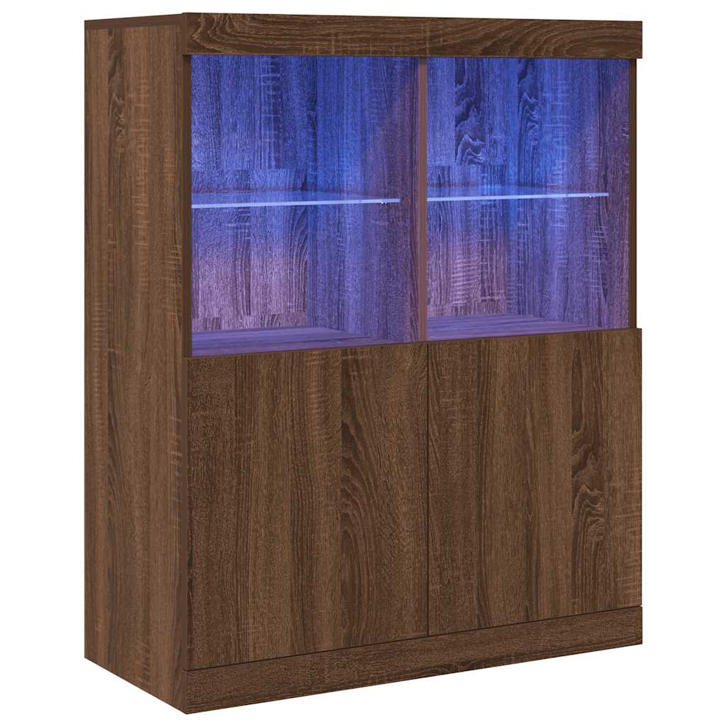 Dulap, stejar maro, 81x37x100 cm, lemn prelucrat GartenMobel Dekor