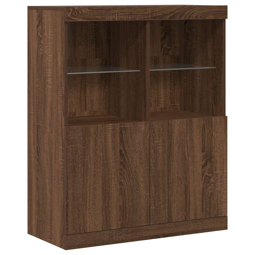 Dulap, stejar maro, 81x37x100 cm, lemn prelucrat GartenMobel Dekor