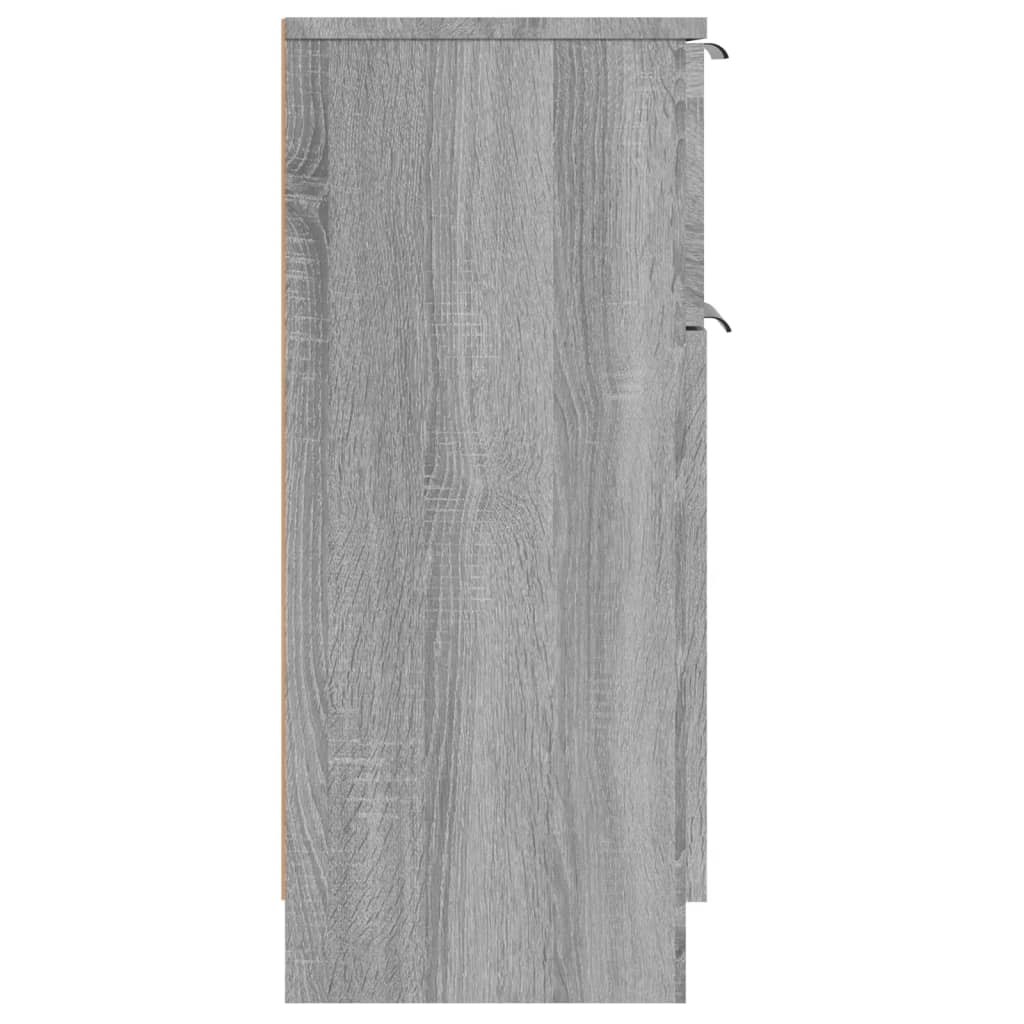 Dulapuri, 2 buc., gri sonoma, 30x30x70 cm, lemn prelucrat GartenMobel Dekor