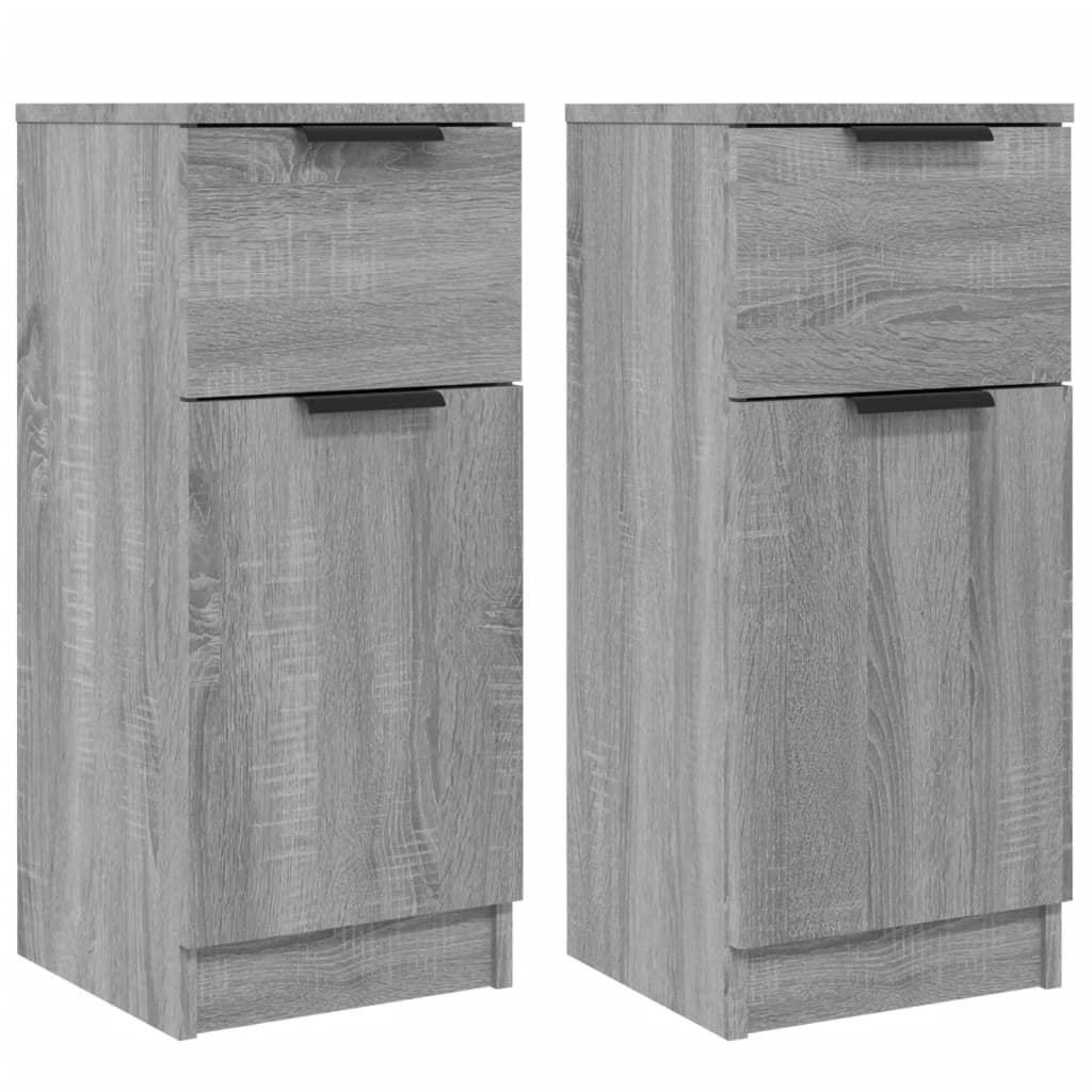 Dulapuri, 2 buc., gri sonoma, 30x30x70 cm, lemn prelucrat GartenMobel Dekor
