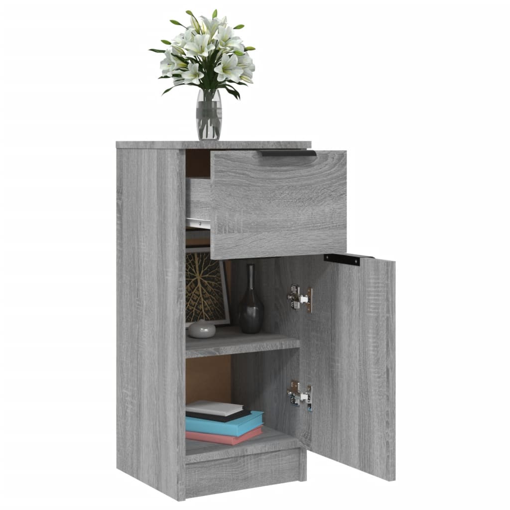Dulapuri, 2 buc., gri sonoma, 30x30x70 cm, lemn prelucrat GartenMobel Dekor