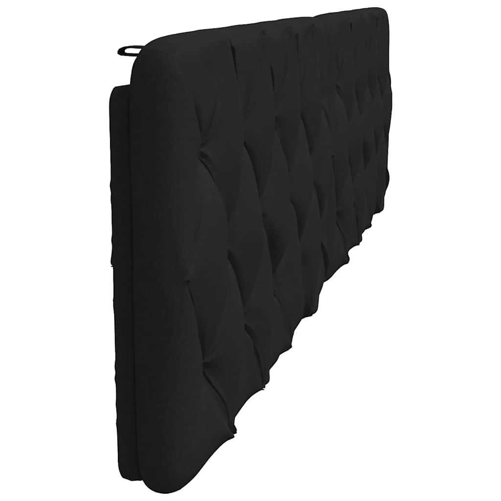 Pernă pentru tăblie de pat, negru, 200 cm, material textil GartenMobel Dekor