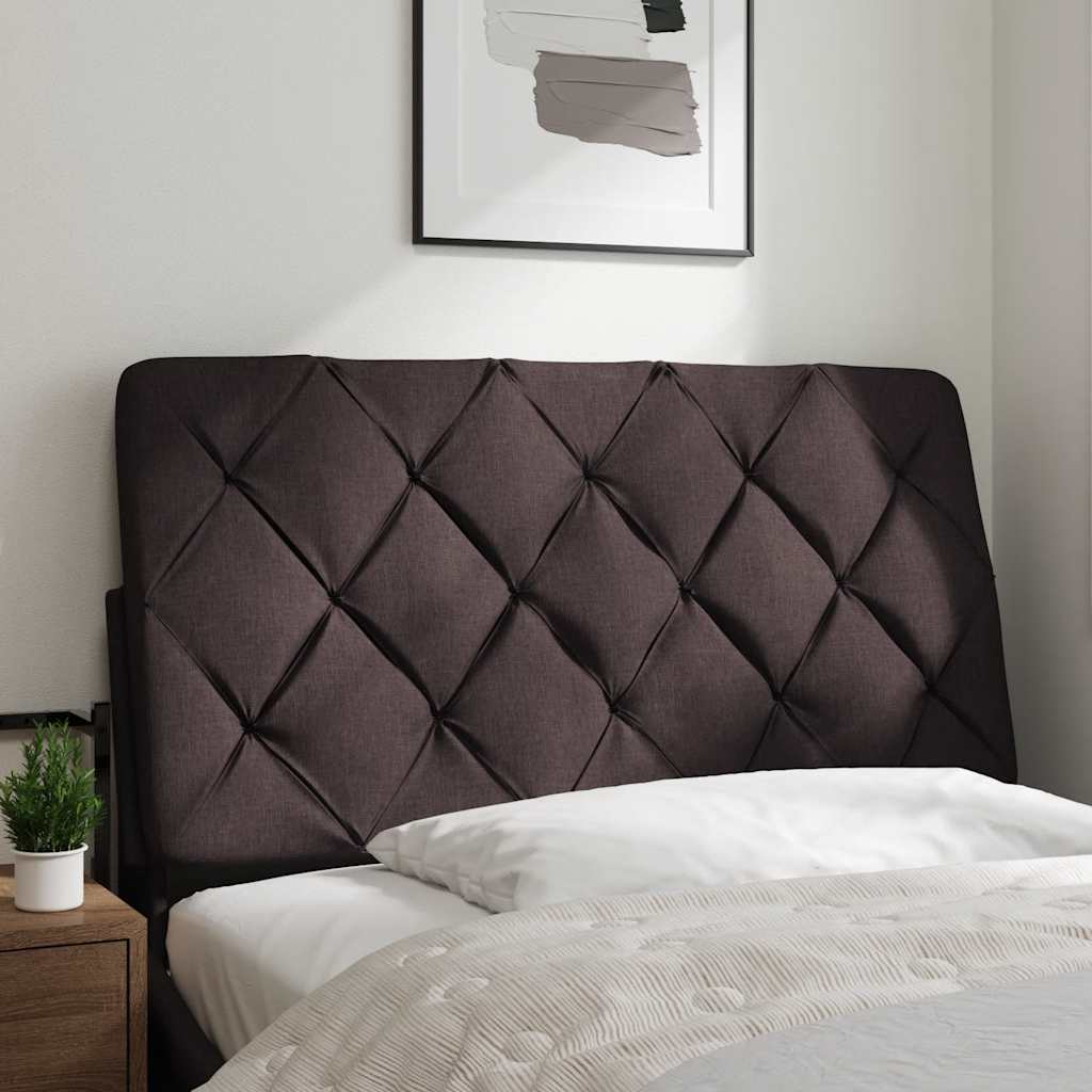 Pernă pentru tăblie de pat maro închis, 100 cm, material textil GartenMobel Dekor