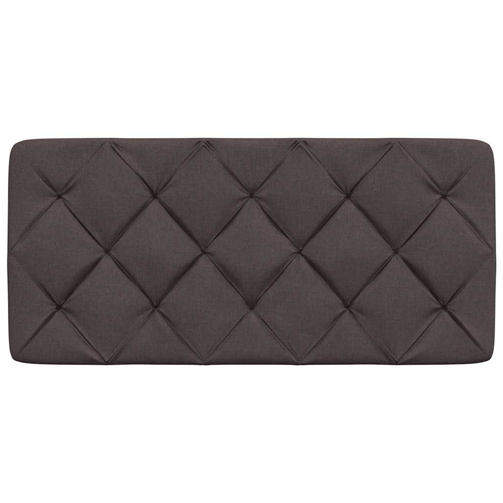 Pernă pentru tăblie de pat maro închis, 100 cm, material textil GartenMobel Dekor