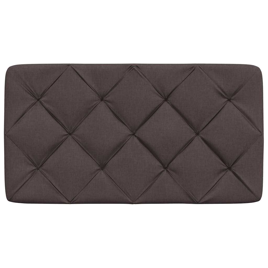 Pernă pentru tăblie de pat maro închis, 90 cm, material textil GartenMobel Dekor