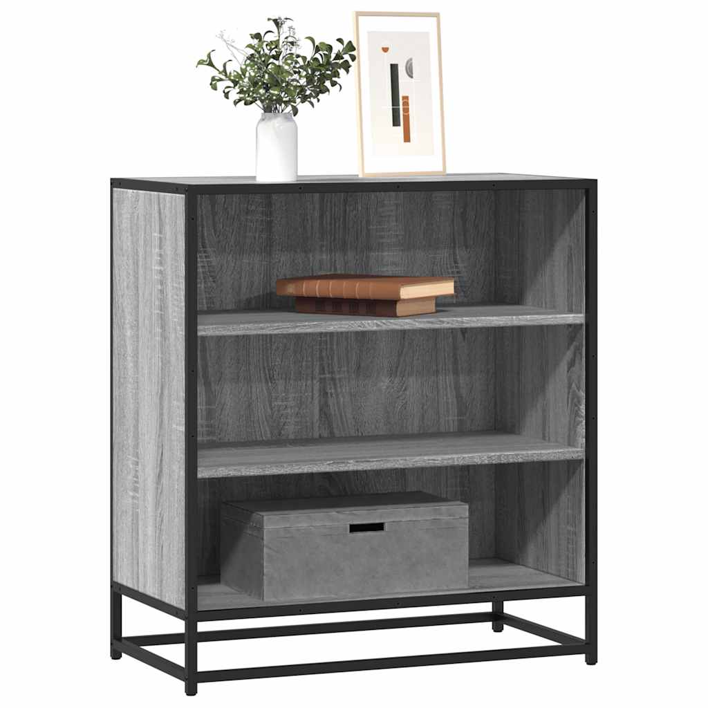 Dulap, gri sonoma, 68x35x76 cm, lemn prelucrat și metal GartenMobel Dekor