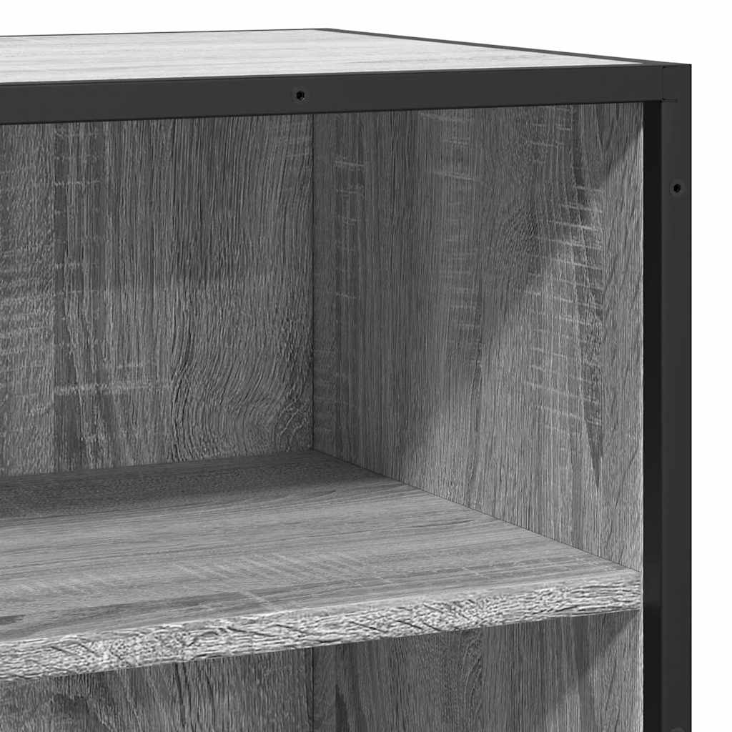 Dulap, gri sonoma, 68x35x76 cm, lemn prelucrat și metal GartenMobel Dekor