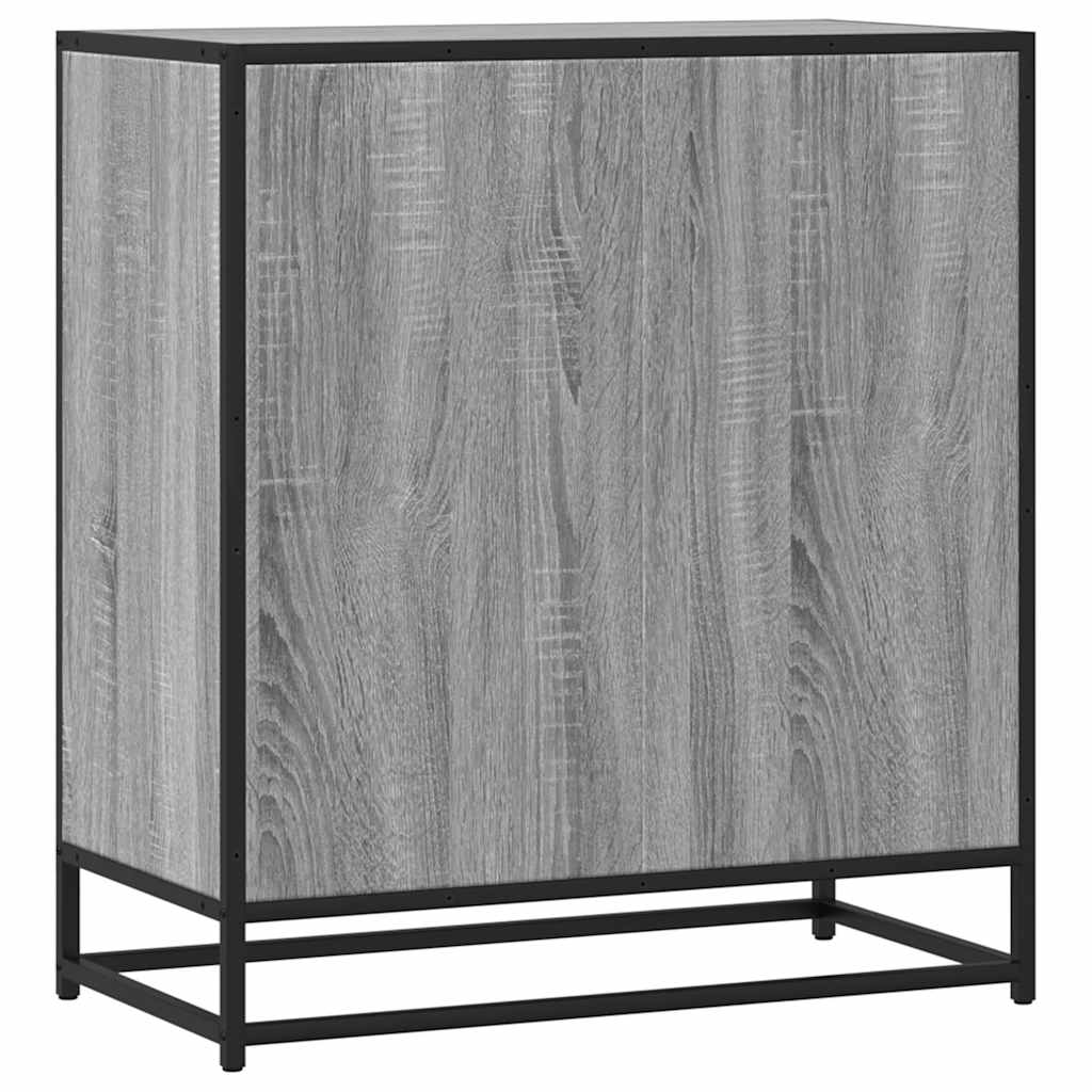 Dulap, gri sonoma, 68x35x76 cm, lemn prelucrat și metal GartenMobel Dekor