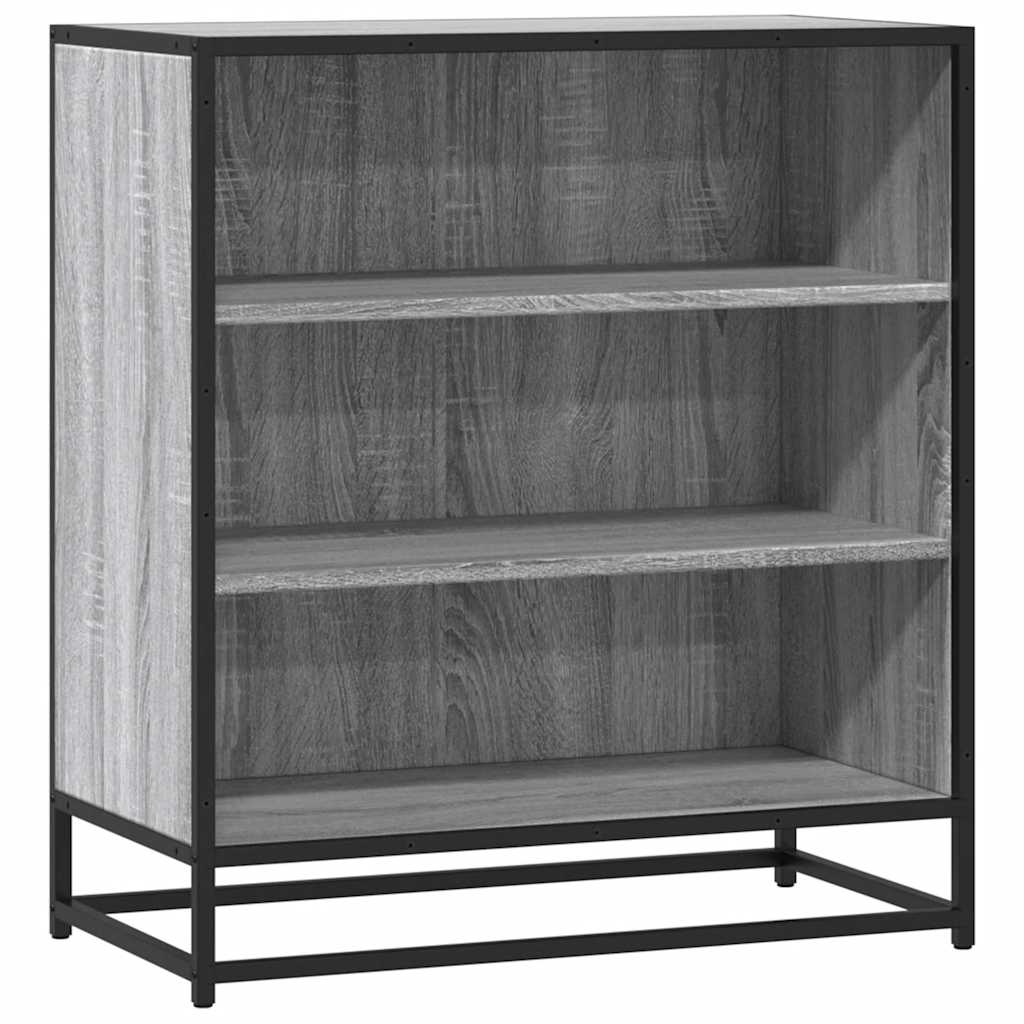 Dulap, gri sonoma, 68x35x76 cm, lemn prelucrat și metal GartenMobel Dekor