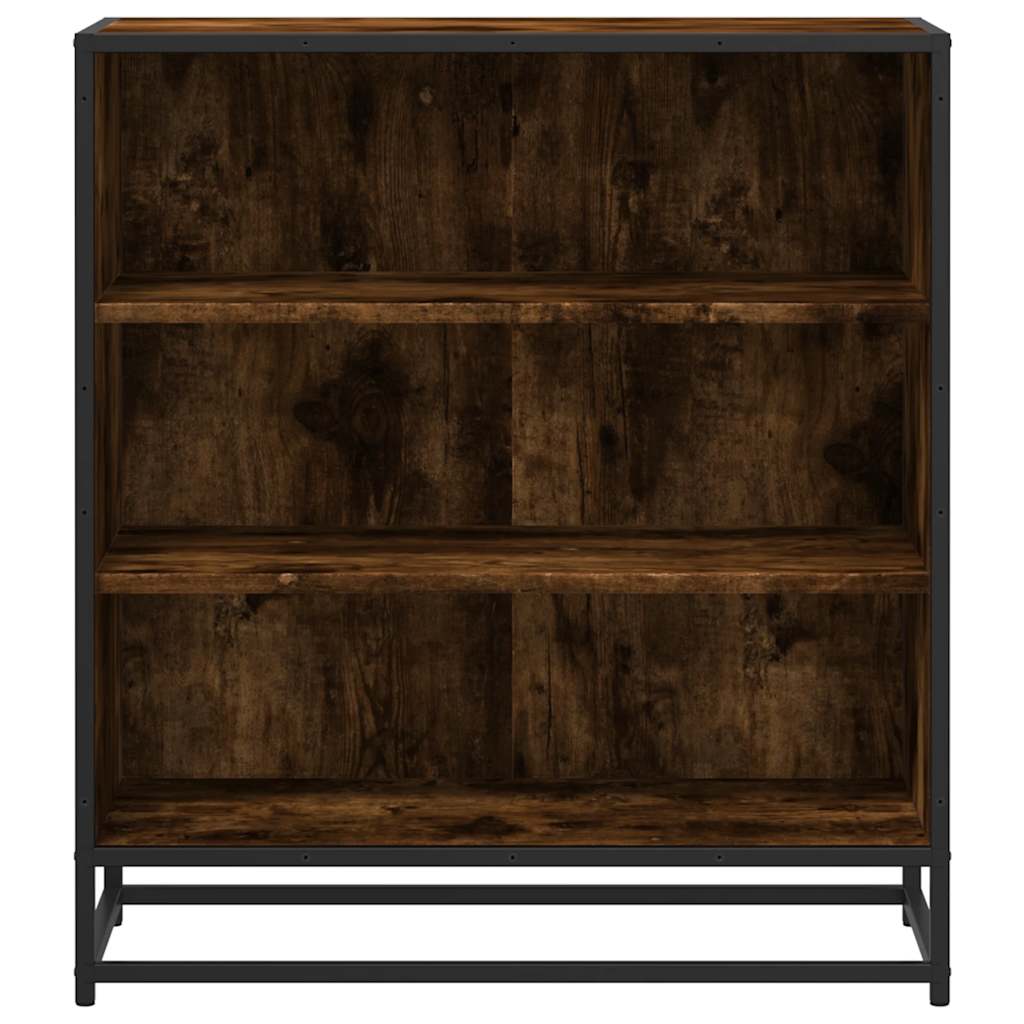 Dulap, stejar fumuriu, 68x35x76 cm, lemn prelucrat și metal GartenMobel Dekor