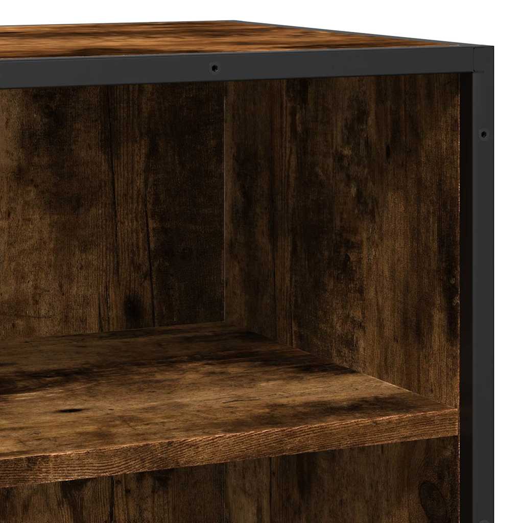 Dulap, stejar fumuriu, 68x35x76 cm, lemn prelucrat și metal GartenMobel Dekor