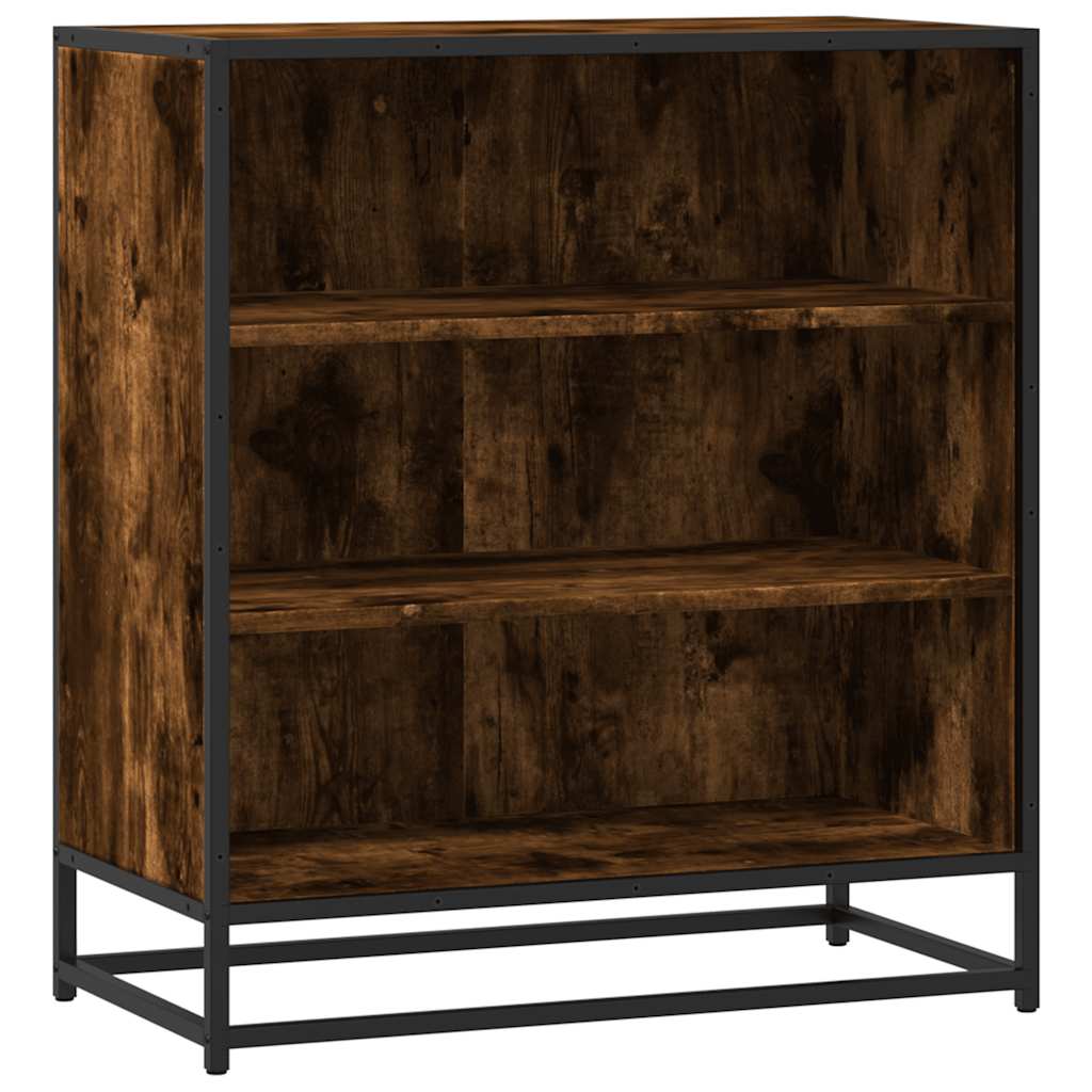 Dulap, stejar fumuriu, 68x35x76 cm, lemn prelucrat și metal GartenMobel Dekor