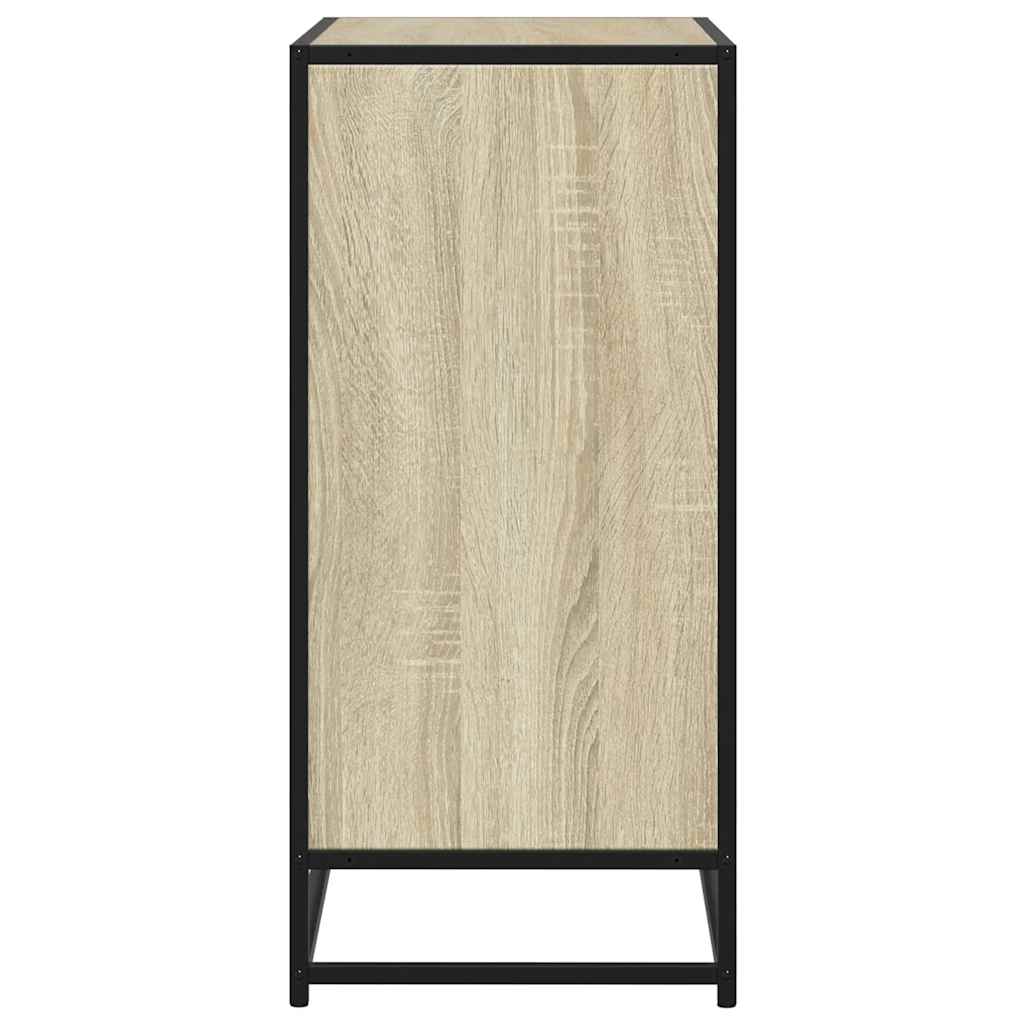 Dulap, stejar sonoma, 68x35x76 cm, lemn prelucrat și metal GartenMobel Dekor