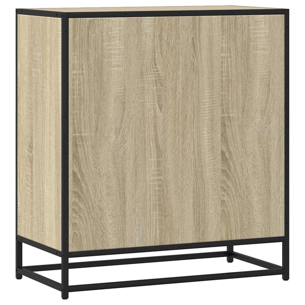 Dulap, stejar sonoma, 68x35x76 cm, lemn prelucrat și metal GartenMobel Dekor