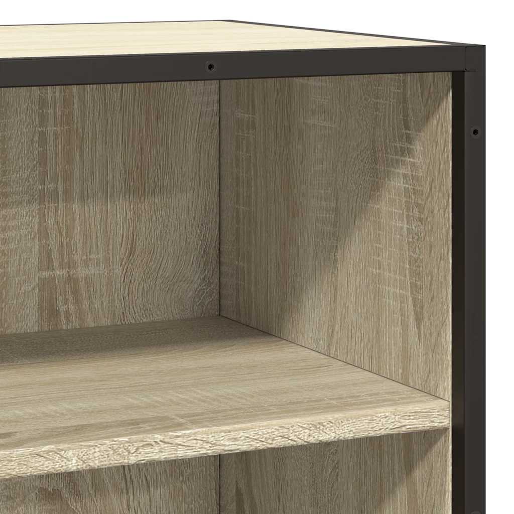 Dulap, stejar sonoma, 68x35x76 cm, lemn prelucrat și metal GartenMobel Dekor