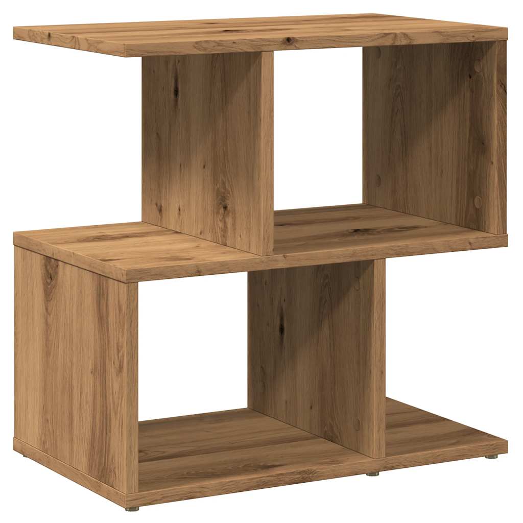 Noptiere 2 buc. stejar artizanal 50x30x51,5 cm lemn prelucrat GartenMobel Dekor