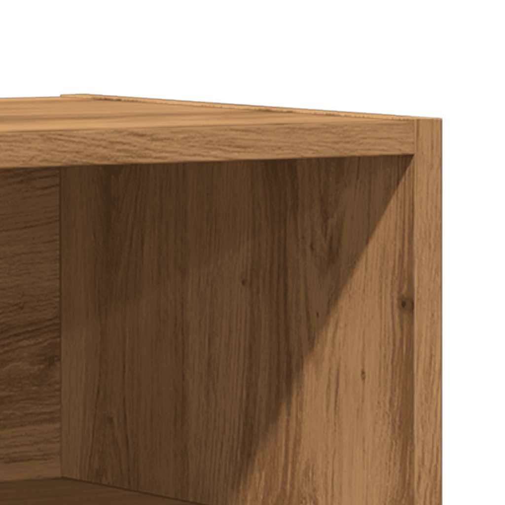Noptiere 2 buc Stejar artizanal 40x30x50 cm Lemn prelucrat GartenMobel Dekor