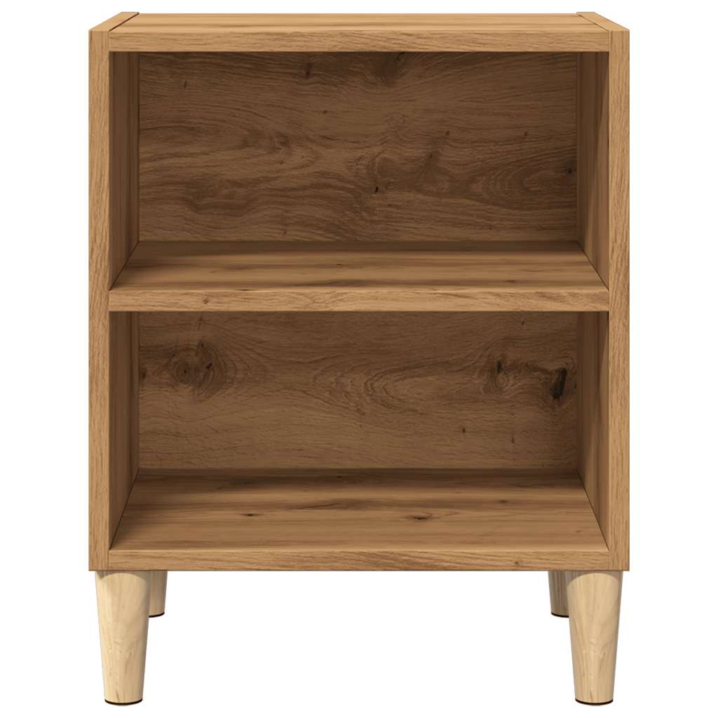 Noptiere 2 buc Stejar artizanal 40x30x50 cm Lemn prelucrat GartenMobel Dekor