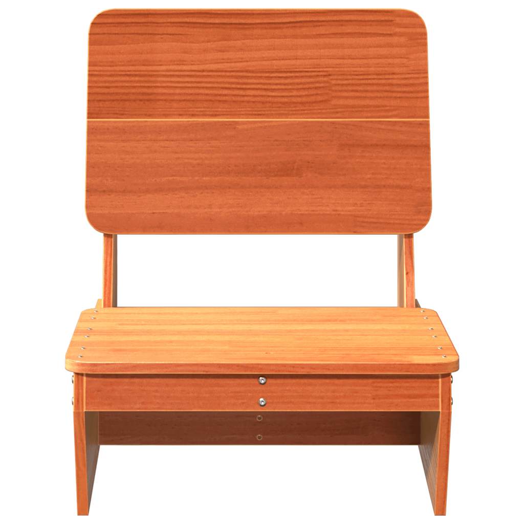 Scaune grădină 2 buc maro ceară 60x64x70,5 cm lemn masiv de pin GartenMobel Dekor