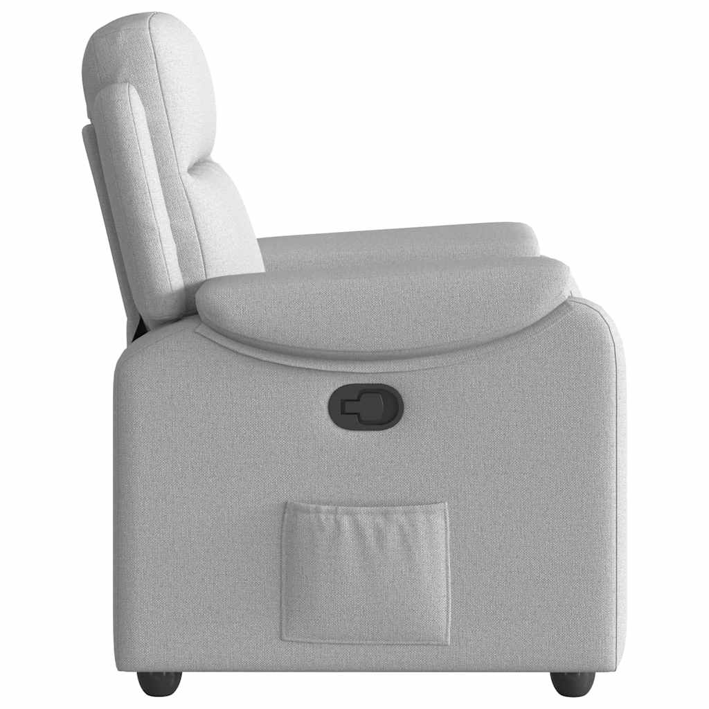 Scaun extensibil din stofă gri nor GartenMobel Dekor