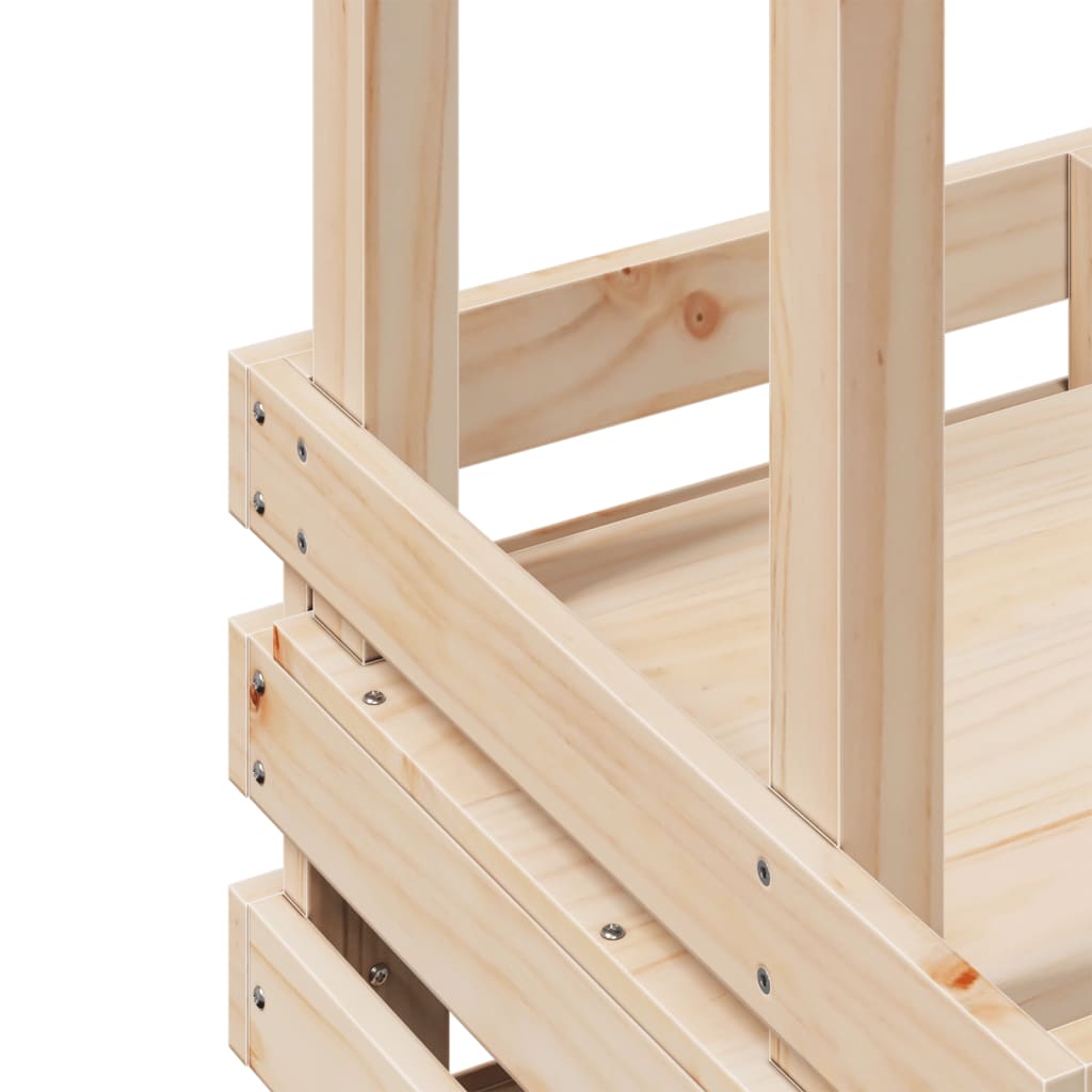 Masă bar de exterior cu acoperiș, 112,5x57x195,5 cm, lemn masiv GartenMobel Dekor