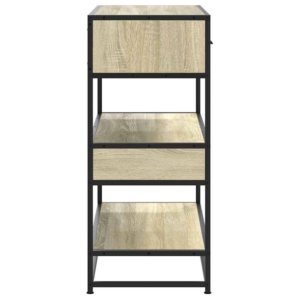 Măsuță consolă, stejar sonoma, 90x35x80 cm, lemn prelucrat GartenMobel Dekor