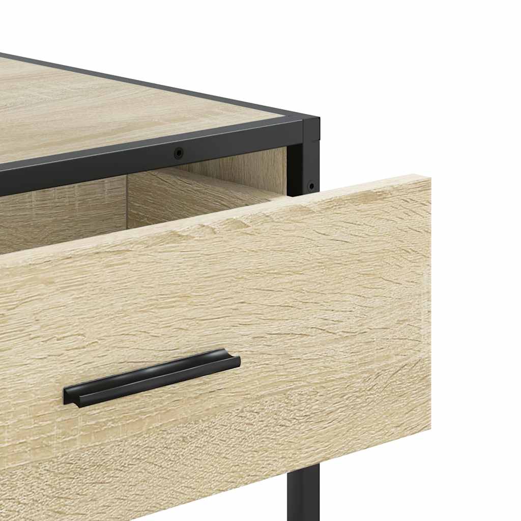 Măsuță consolă, stejar sonoma, 90x35x80 cm, lemn prelucrat GartenMobel Dekor