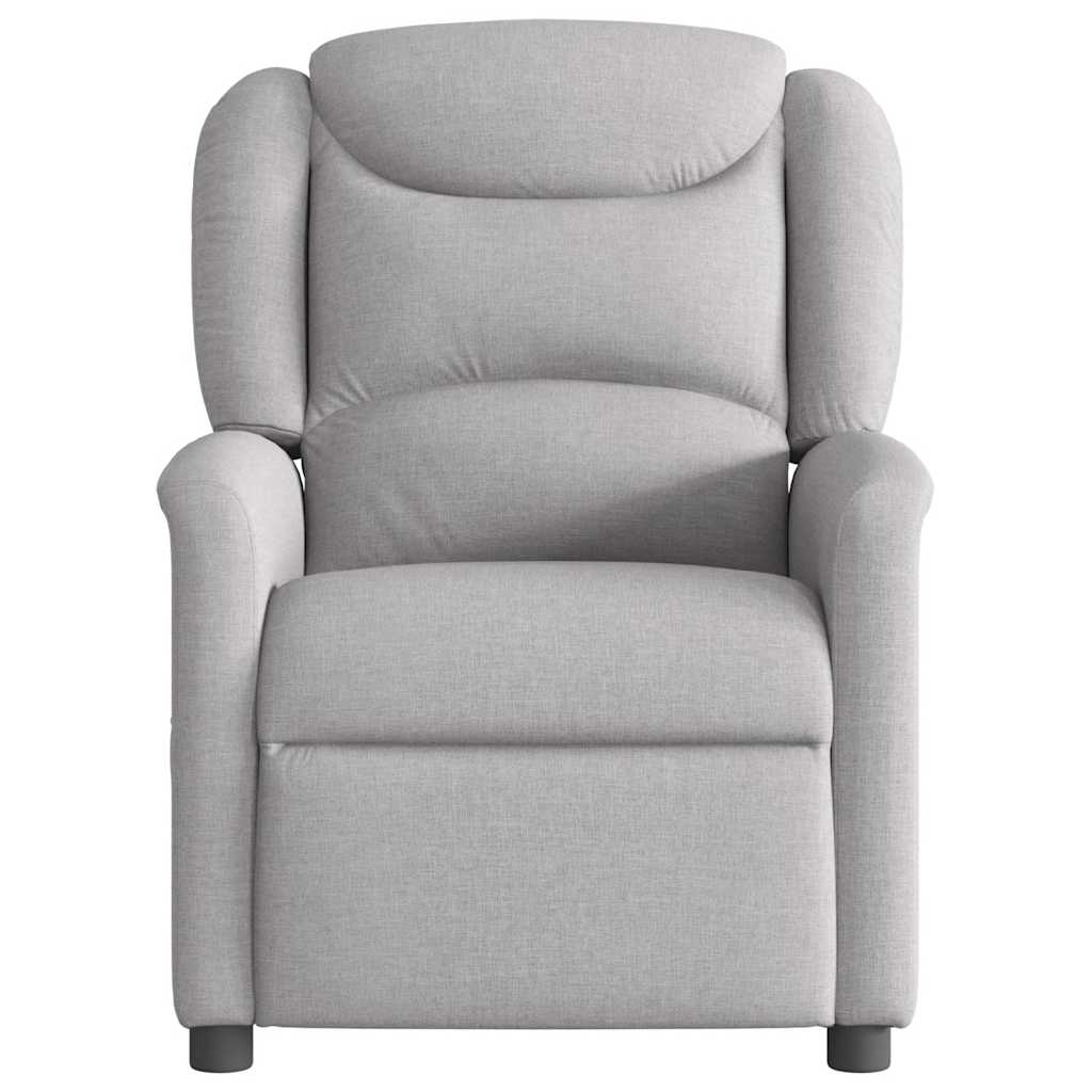 Scaun reclinabil electric pentru masaj Cloud Grey Fabric GartenMobel Dekor