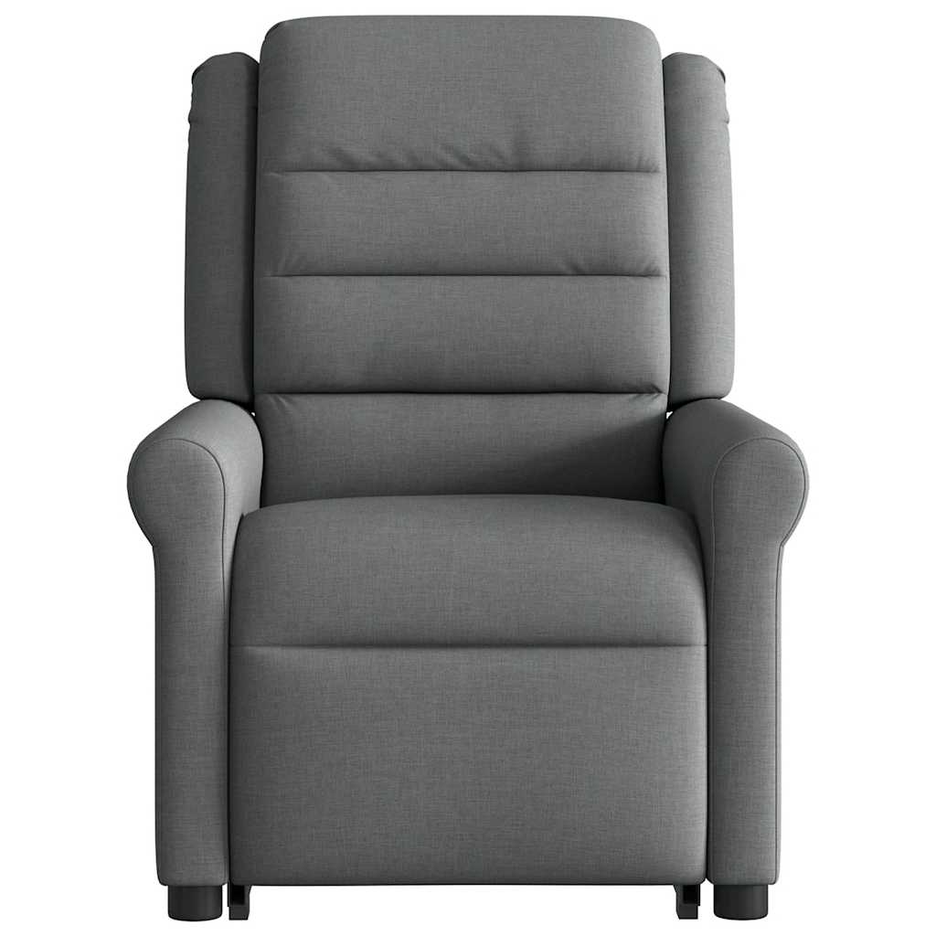 Fotoliu rabatabil cu ridicare pe verticală, gri închis, textil GartenMobel Dekor