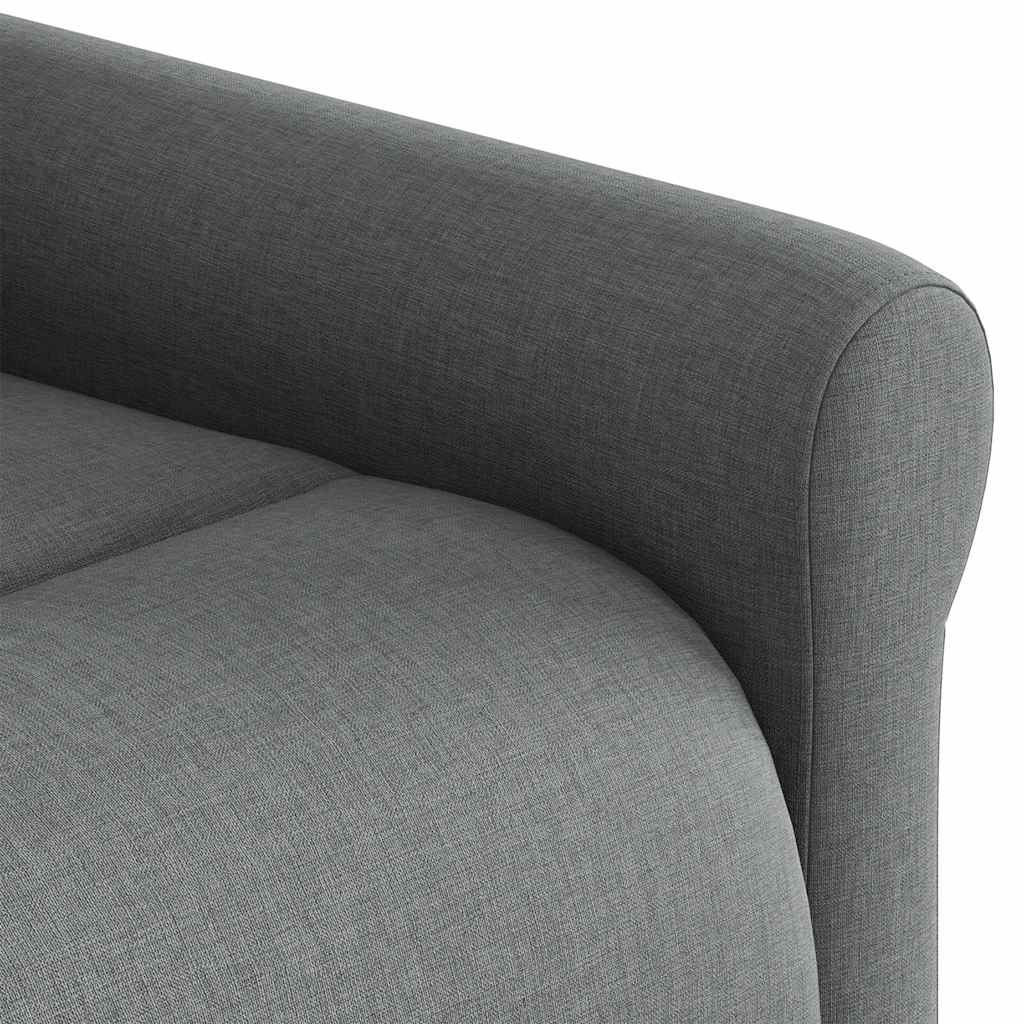 Fotoliu rabatabil cu ridicare pe verticală, gri închis, textil GartenMobel Dekor