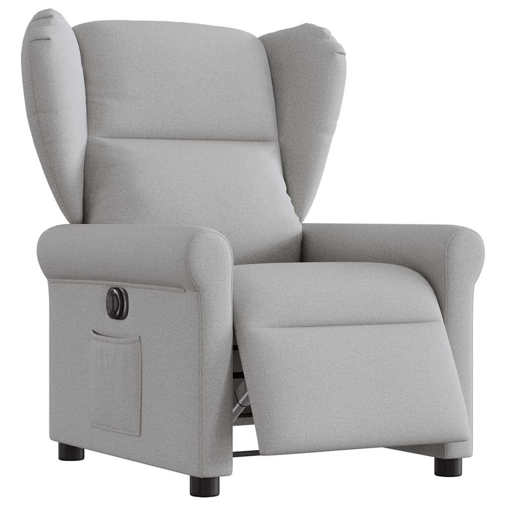 Scaun reclinabil electric Cloud Grey Fabric GartenMobel Dekor