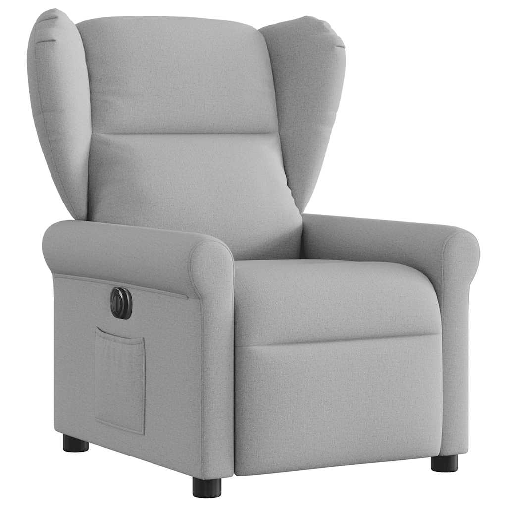 Scaun reclinabil electric Cloud Grey Fabric GartenMobel Dekor