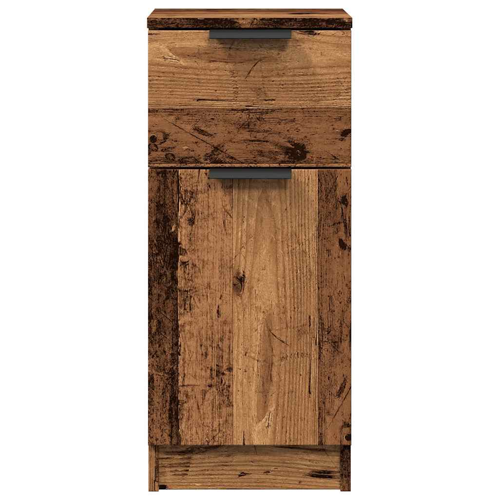 Dulapuri, 2 buc., lemn vechi, 30x30x70 cm, lemn prelucrat GartenMobel Dekor