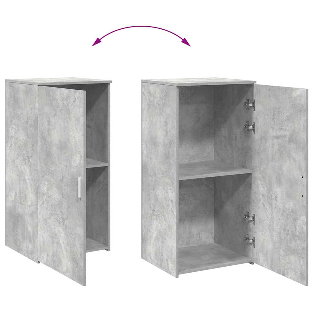 Dulap de depozitare, gri beton, 50x45x103,5 cm, lemn prelucrat GartenMobel Dekor