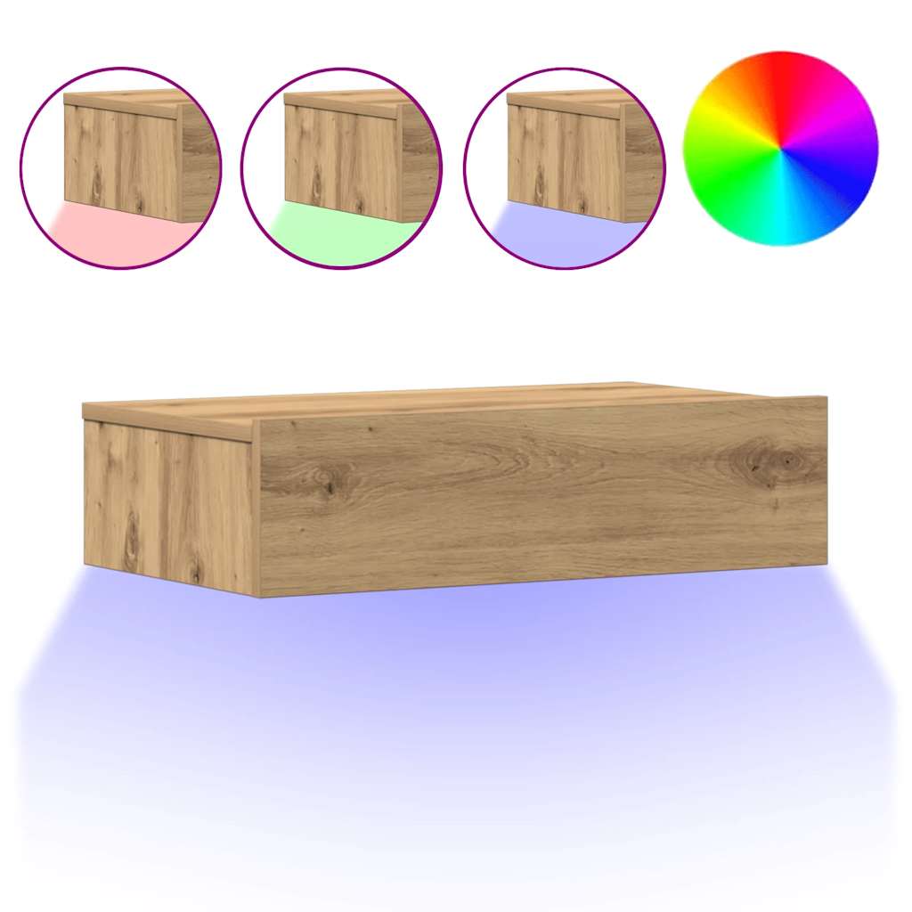 Noptiera Stejar artizanal 60x35 cm Lemn prelucrat GartenMobel Dekor