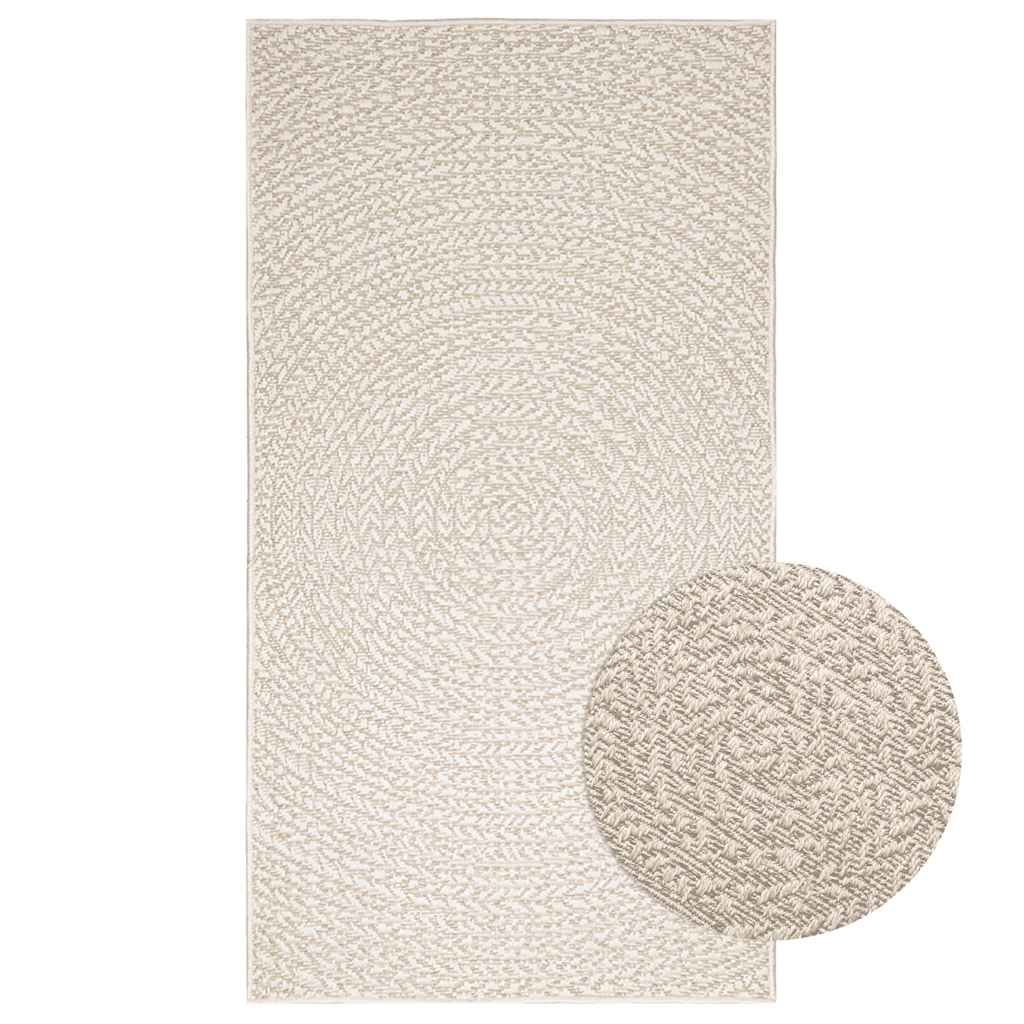 Covor „ZIZUR” crem aspect iută pentru interior și exterior GartenMobel Dekor