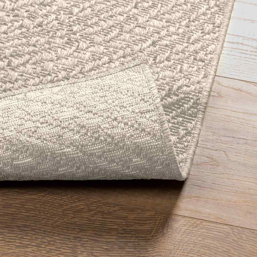 Covor „ZIZUR” crem aspect iută pentru interior și exterior GartenMobel Dekor